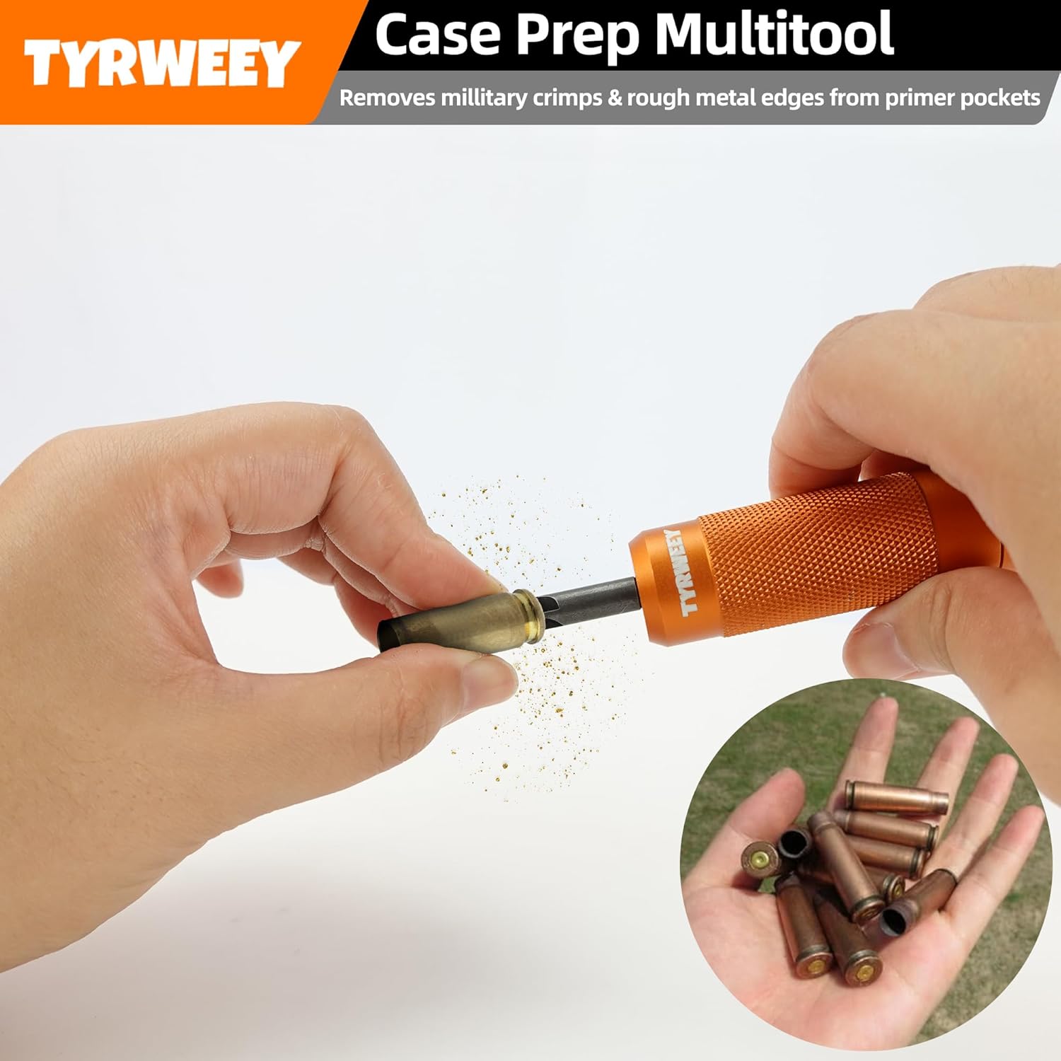 Case Prep Multiherramienta, herramientas de desbarbado de chaflán para recargar, escariadores de bolsillo y limpiadores para quitar engarces