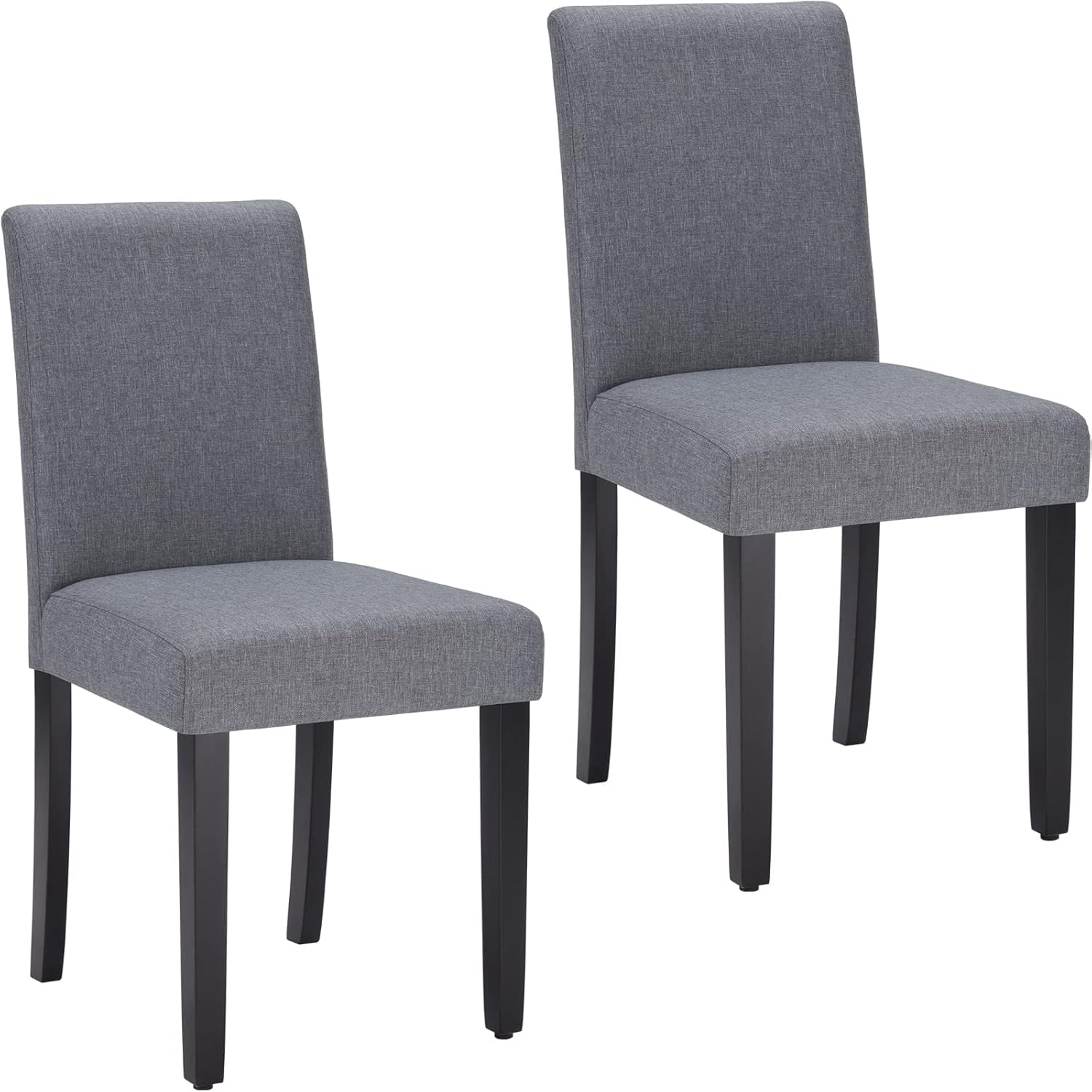 Farini Parsons – Sillas de comedor, sillas de mesa de cocina de tela sin brazos, sillas Parson, sillas de cocina tapizadas, juego de 2, sillas de