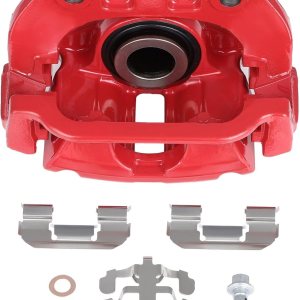 SCITOO Pinza de freno trasera izquierda con soporte 18-B4726 rojo compatible para Cadillac 2000-2002 para Chevrolet 1999-2005 para GMC 1999-2005 SCITOO Pinza de freno trasera izquierda con soporte 18-B4726 rojo compatible para Cadillac 2000-2002 para Chevrolet 1999-2005 para GMC 1999-2005