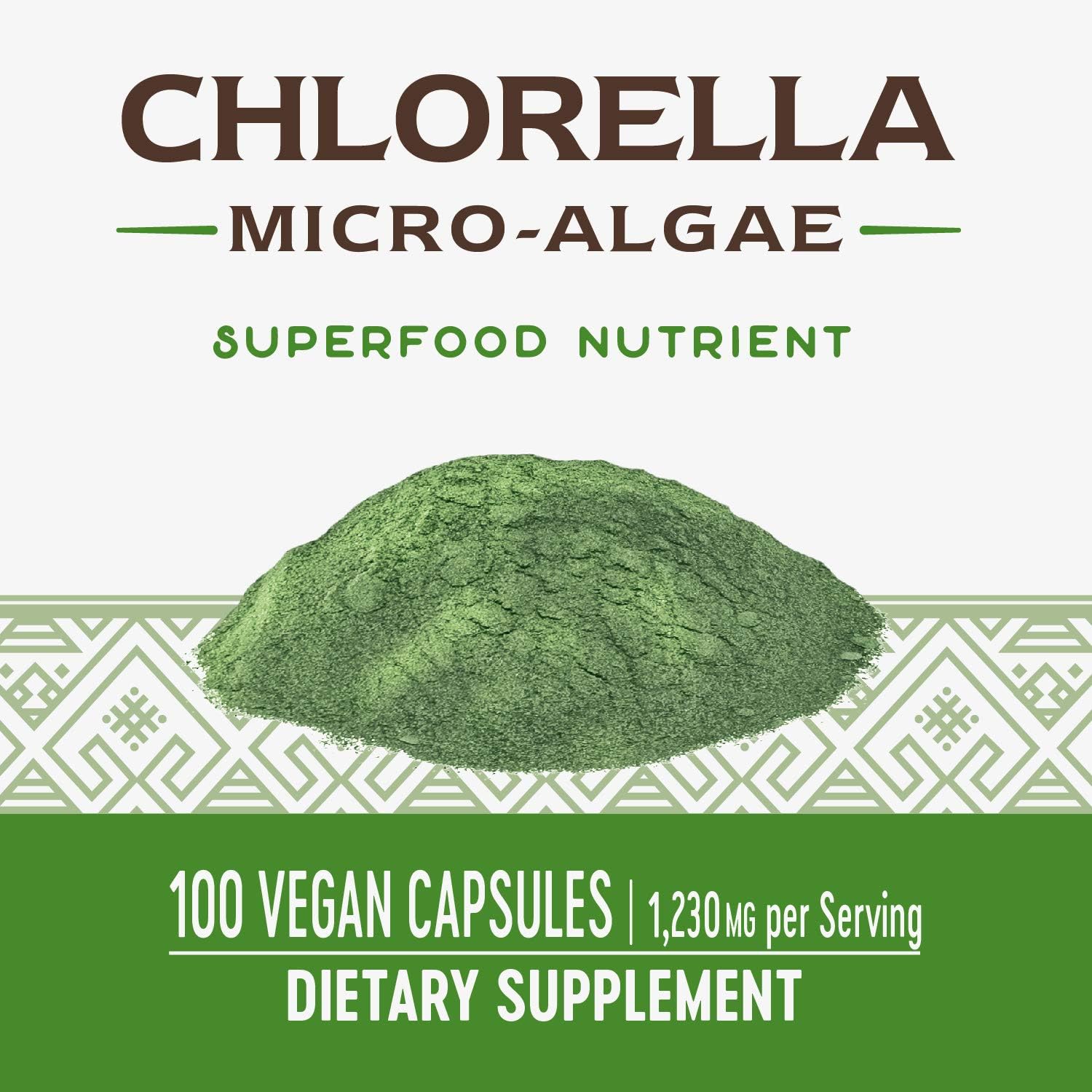 Nature’s Way Chlorella Micro-algae, 1,230 mg per serving, 100 VCaps