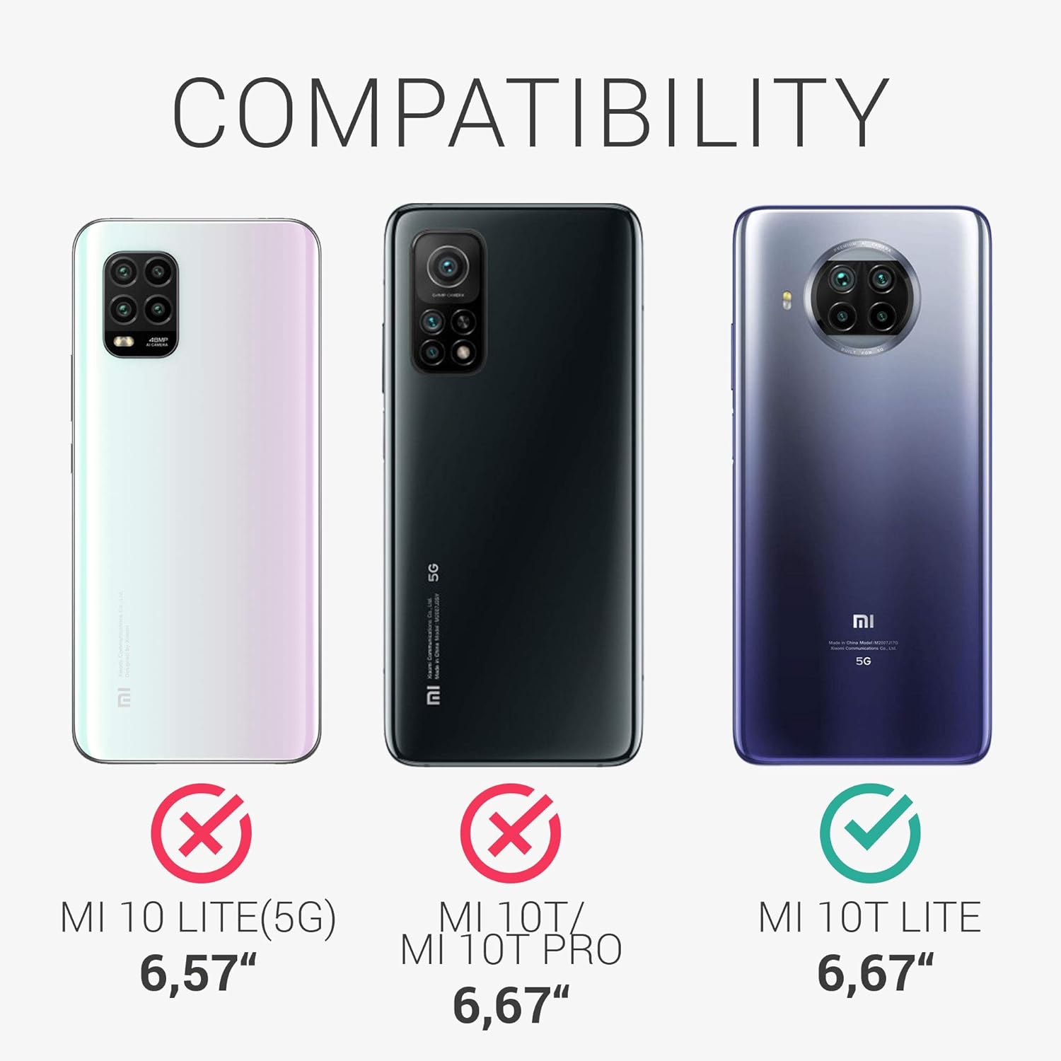 kwmobile Funda compatible con Xiaomi Mi 10T Lite – Funda protectora de silicona TPU suave y delgada – Piedra antigua