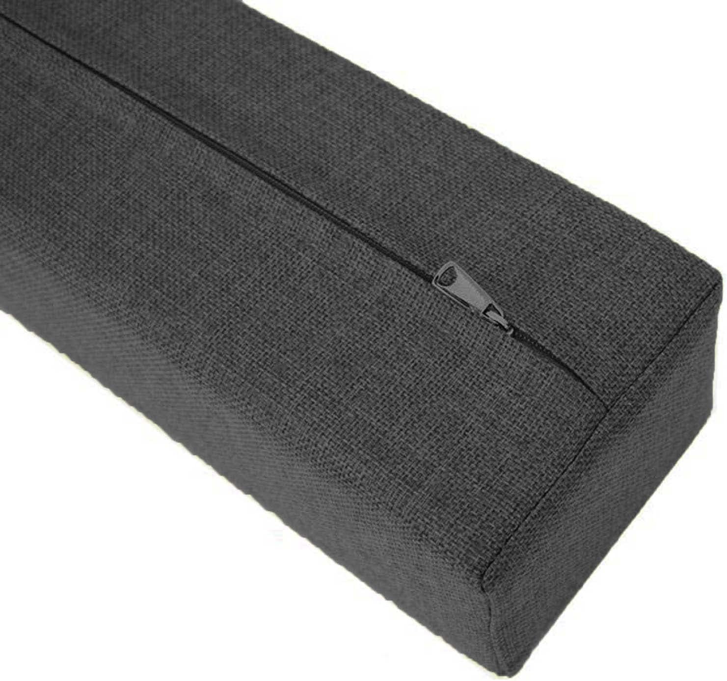 BOMATY Almohada rectangular de cama de tamaño personalizado, almohada de cabecero, relleno de huecos para cerrar el hueco, cabecera y colchón, cojín