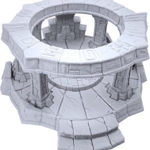Templo circular olvidado por Makers Anvil, paisaje RPG de mesa impreso en 3D y terreno de juego de guerra para miniaturas de 1.102 in Templo circular olvidado por Makers Anvil, paisaje RPG de mesa impreso en 3D y terreno de juego de guerra para miniaturas de 1.102 in