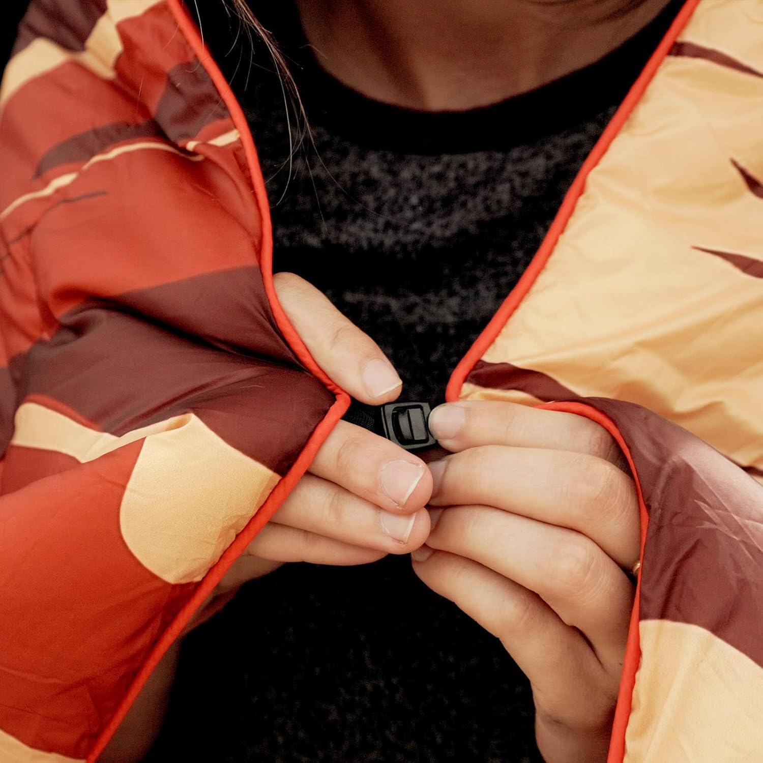 Bedvcaty Manta de camping, manta de viaje impermeable acolchada, cálida y acogedora manta de pícnic, para exteriores, viajes y montaña (Montaña, 55