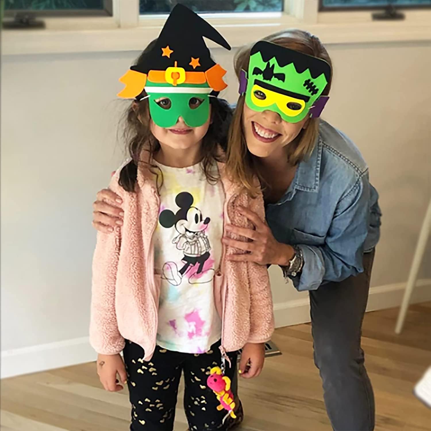 4E’s Novelty Manualidades de Halloween para niños, kit de manualidades de espuma autoadhesiva  4 estilos  Actividades de grupo en casa escolar,