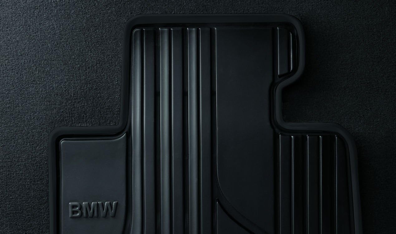 BMW – Alfombras delanteras para todas las estaciones, negro, serie 3, (No XI) E90, E91, E92, E93, equipo original genuinas, (2006-2012) –