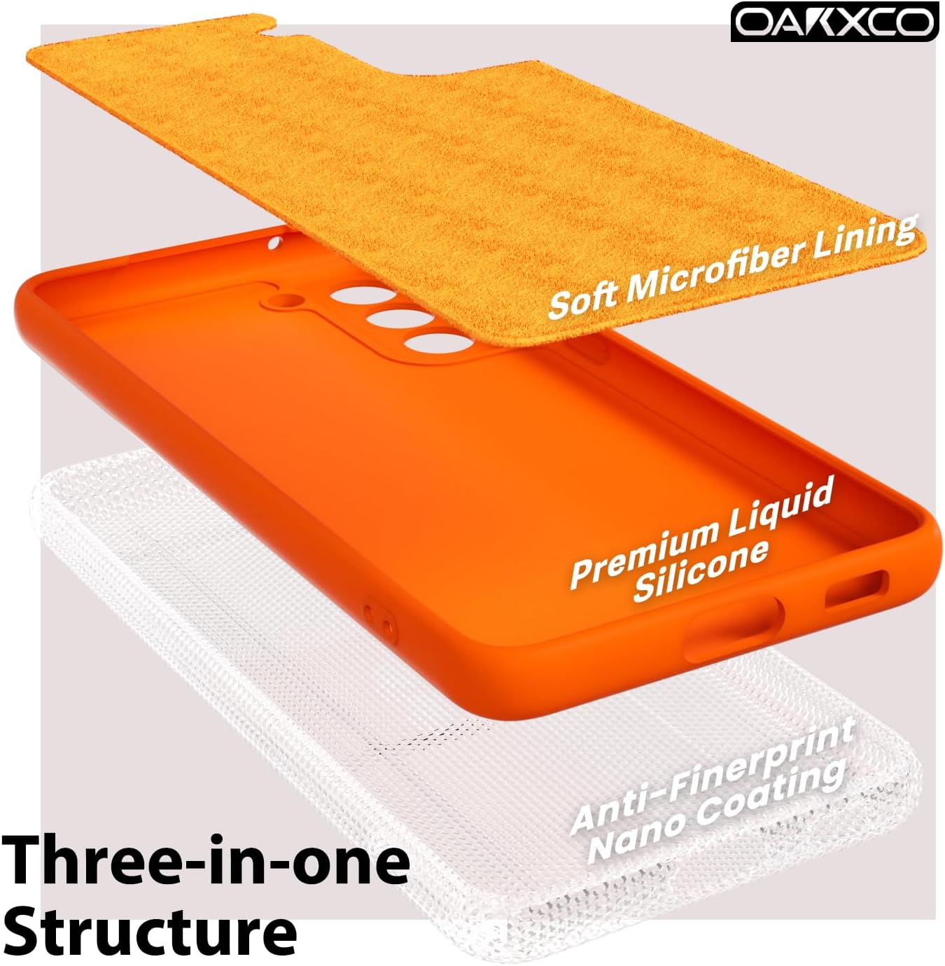 Oakxco Funda para teléfono Samsung Galaxy S21 FE 5G, silicona líquida, color sólido brillante fluorescente, bonita funda protectora delgada de goma