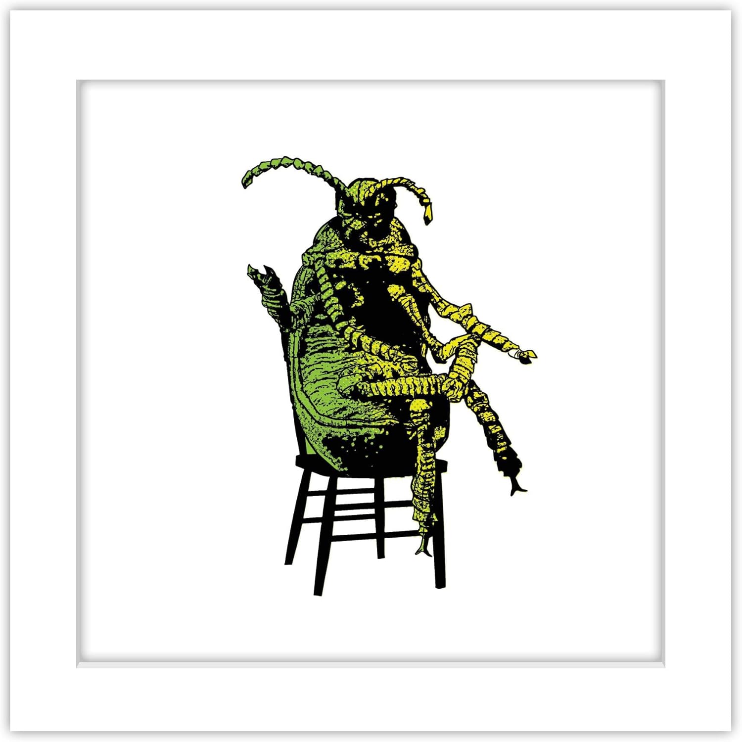 Trends International Gallery Pops Beetlejuice – Póster de pared con texto en inglés Hi How Are You Beetle, 12.00 x 12.00 pulgadas, versión de marco