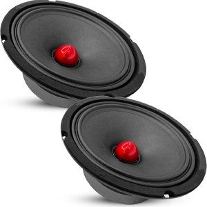 5 CORE 2 altavoces de audio Bullet Pro de rango medio de 8 pulgadas, bala de aluminio roja, 580 W máx. 4 ohmios, altavoces de audio de alta calidad 5 CORE 2 altavoces de audio Bullet Pro de rango medio de 8 pulgadas, bala de aluminio roja, 580 W máx. 4 ohmios, altavoces de audio de alta calidad