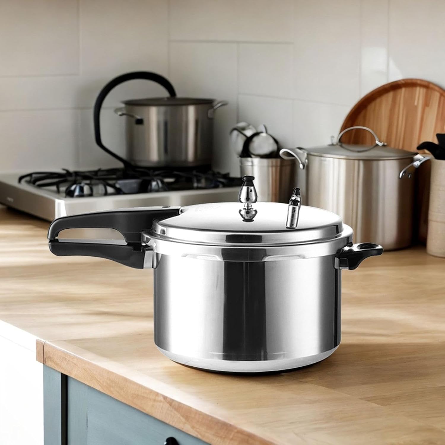Olla a presión para estufa, olla arrocera portátil, calentamiento rápido, multifunción, olla de sopa, olla a presión para interior y exterior,