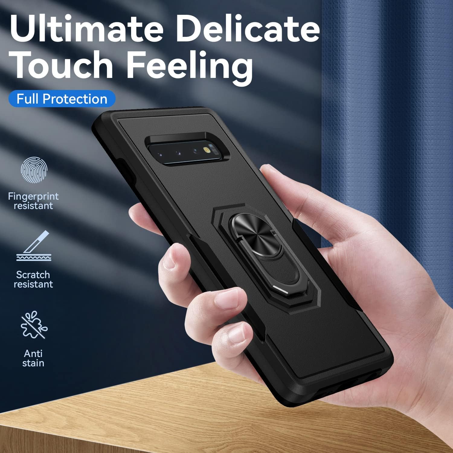 DAWEIXEAU Funda para Galaxy S10 Plus, Galaxy S10+ Funda resistente resistente a prueba de golpes Funda protectora para Samsung Galaxy S10 Plus