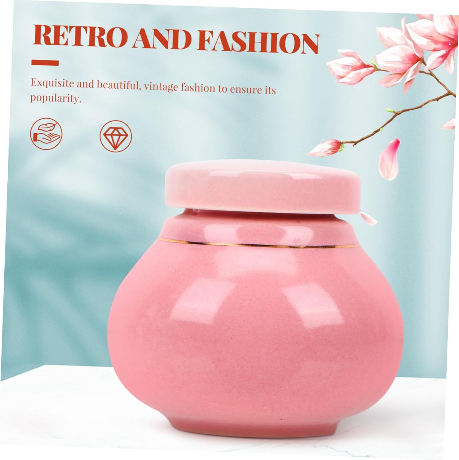 Botellas de almacenamiento, latas de almacenamiento de té, recipiente hermético de cocina, recipiente de cerámica para té, café, azúcar, velas, mini