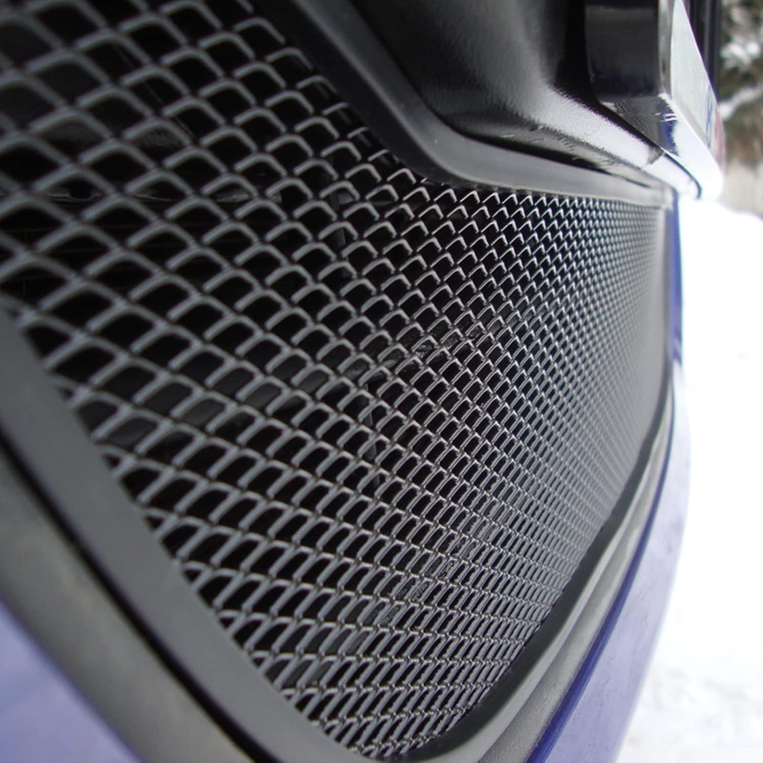Tongze Malla metálica negra universal de 40 “x 13” aleación de aluminio 0.394 x 0.787 in Rhombic Hole Car Grill Mesh para rejilla delantera Insertar