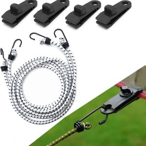 6 correas de fijación resistentes al viento para automóvil, cordón elástico de 11.8 pulgadas que protege la cubierta del automóvil de ser soplada 6 correas de fijación resistentes al viento para automóvil, cordón elástico de 11.8 pulgadas que protege la cubierta del automóvil de ser soplada