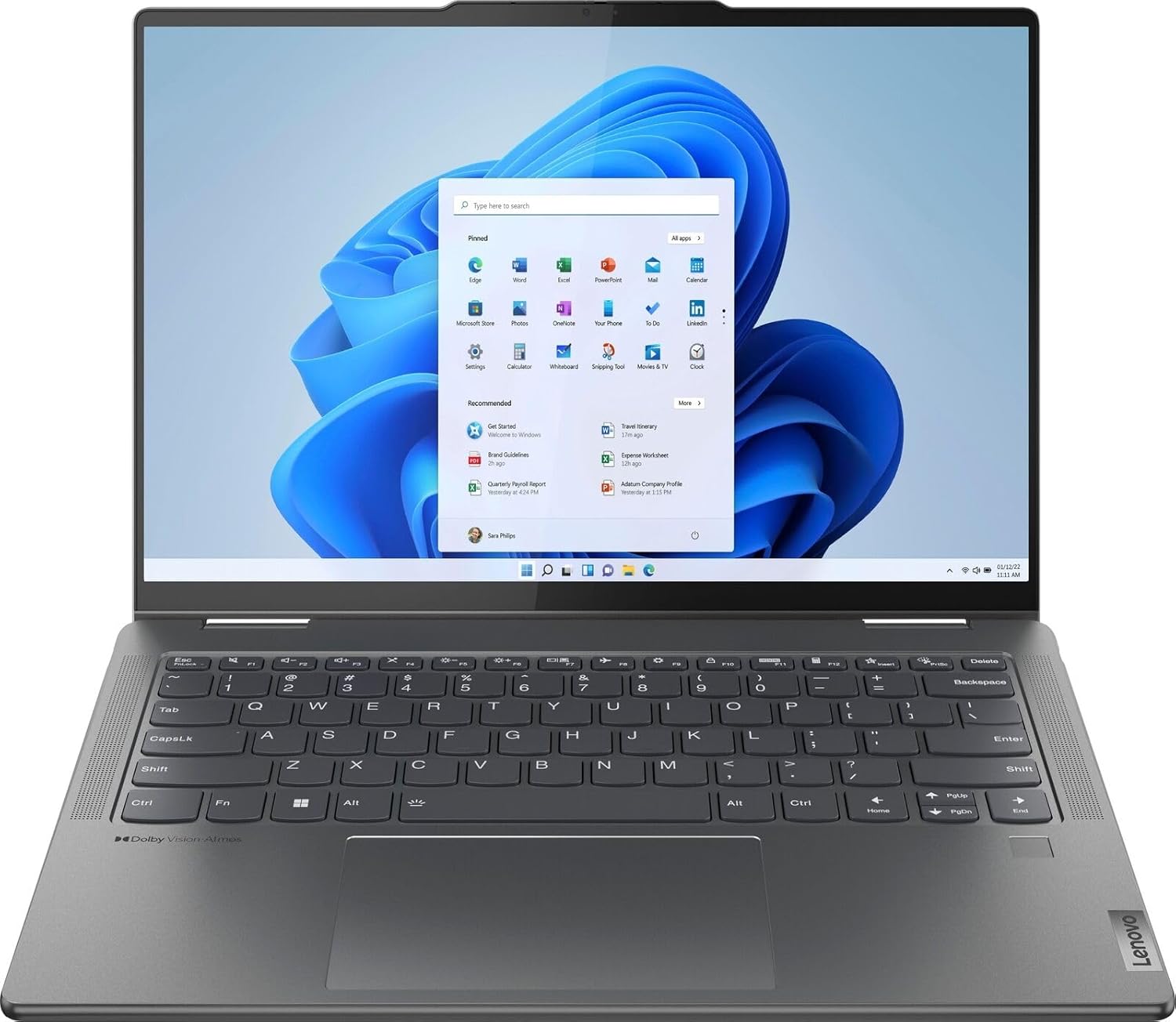 Lenovo Yoga 7i 2 en 1 Laptop 14″ 2.2K IPS Touch 13 generación Intel 10-Core i7-1355U 16GB RAM 1TB SSD retroiluminada huella digital Thunderbolt FHD