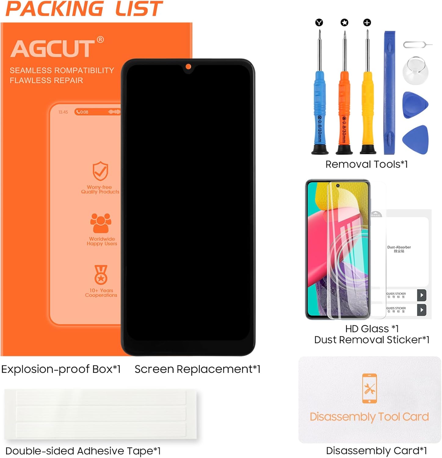 Para Samsung Galaxy A22 4G Reemplazo de pantalla para Samsung A22 Pantalla LCD SM-A225FDS SM-A225M Digitalizador de pantalla táctil Asamblea