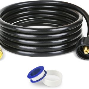 Adaptador de manguera de propano de 12 pies de 1 libra a 20 libras, manguera adaptadora de propano de alta presión, adaptador de tanque de propano, Adaptador de manguera de propano de 12 pies de 1 libra a 20 libras, manguera adaptadora de propano de alta presión, adaptador de tanque de propano,