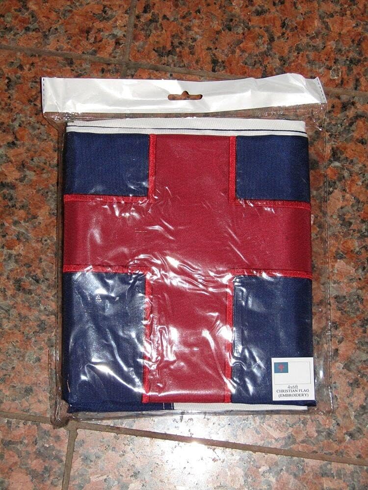 Bandera de nailon 210D bordada de 4 x 6 pulgadas (fabricada en Estados Unidos)