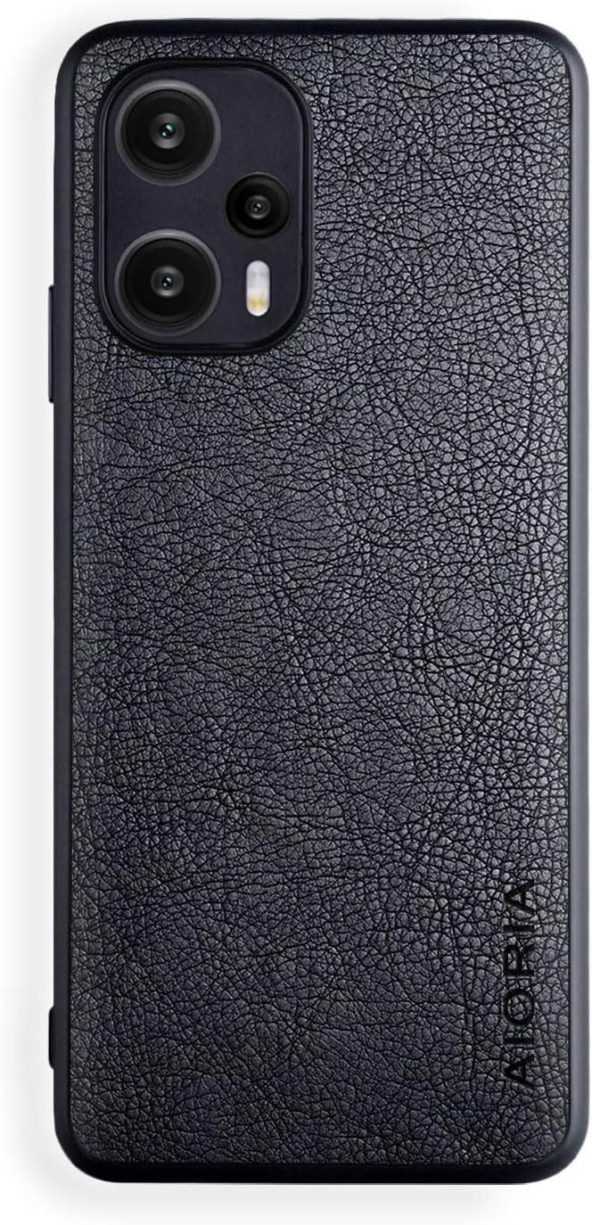 AIORIA Funda para Xiaomi Poco F5, 6.67 “Pantalla Premium PU Cuero Teléfono Cubierta Retro Diseño de Negocios Funda Protectora Completa para Xiaomi