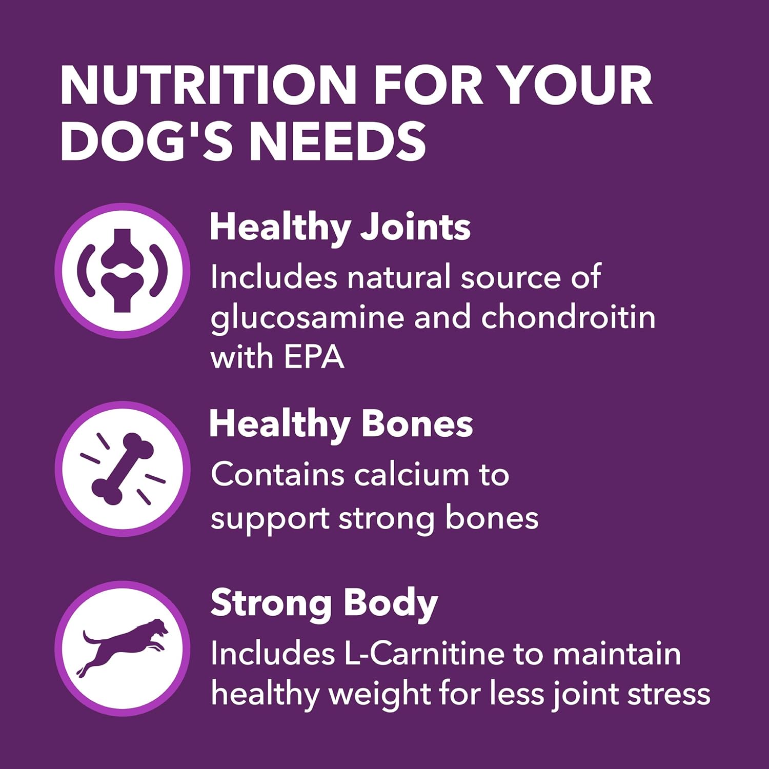Advanced Health Mobility Support Receta de pollo y granos integrales Alimento seco para perros adultos, bolsa de 13.5 libras