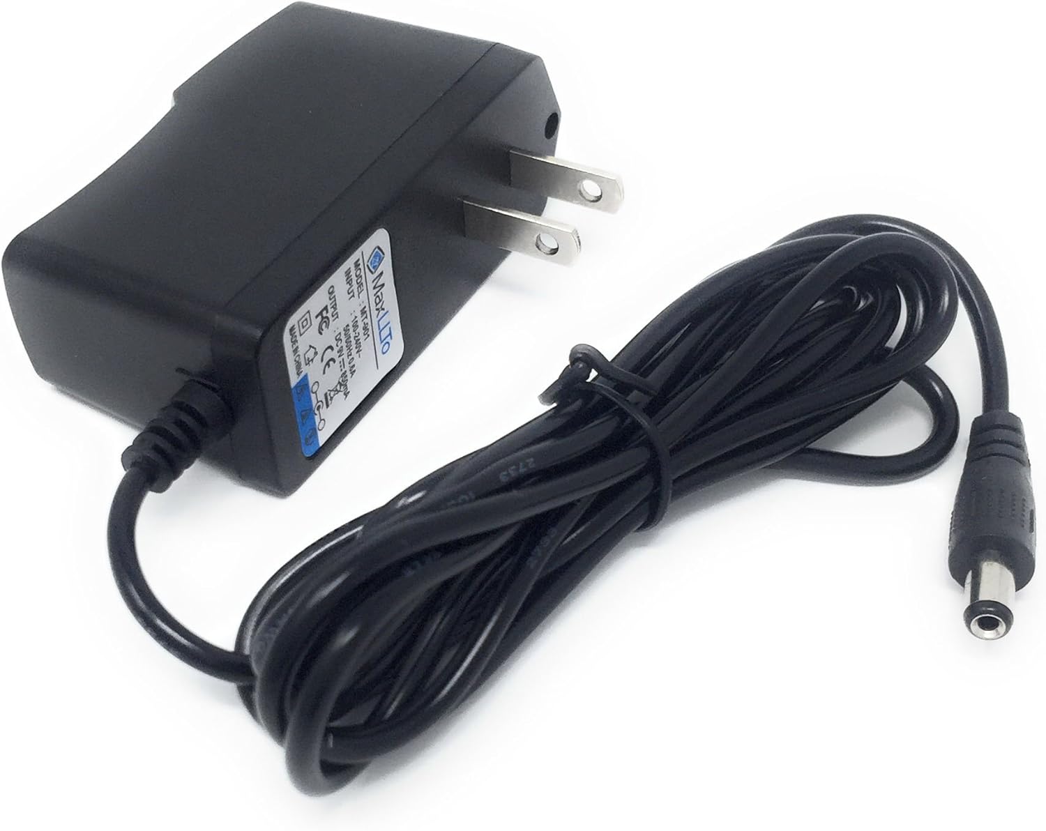 Power Supply Adapter 9V, MaxLLTo AC 100-240V to DC 9V Transformers, 1 Amp, 2.1mm X 5.5mm Charger Cord for Roland Boss Space Echo RE-20 Wall Charger