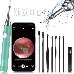 Ear Wax Removal Tool, Smart Ear Cleaner, Ear Camera Scope with Light Smartphone Ear HD Video Otoscope Wax Cleaner Works with Apple iOS iPhone, Ear Wax Removal Tool, Smart Ear Cleaner, Ear Camera Scope with Light Smartphone Ear HD Video Otoscope Wax Cleaner Works with Apple iOS iPhone,