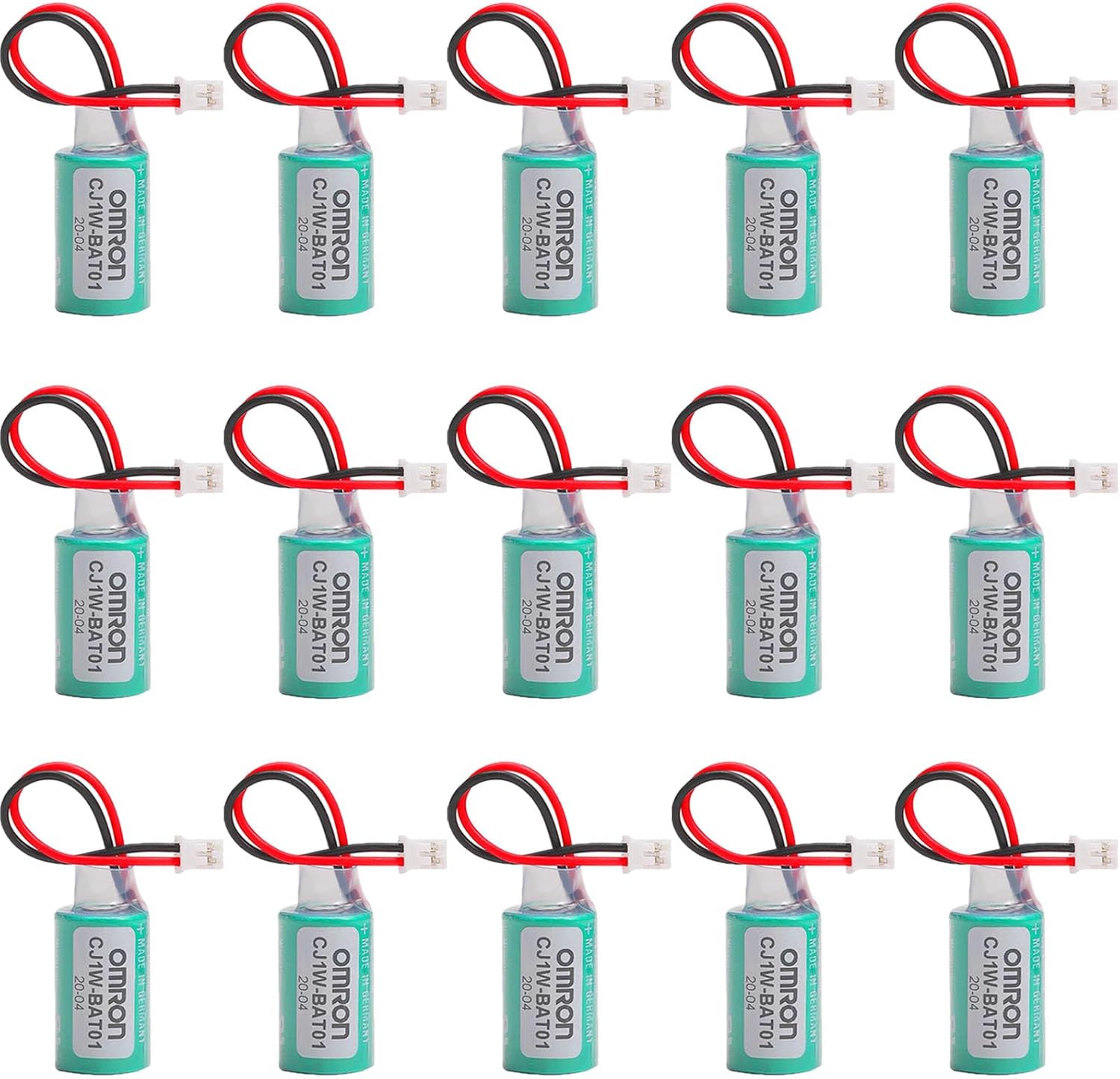 WELLVEUS15 PackCJ1W-BAT01 3V 1000mAh Battery for CJ1M CJ1G CJ2M CJ2G CP1E CP1L CP1H COMP-311 PLC Controller with Plug