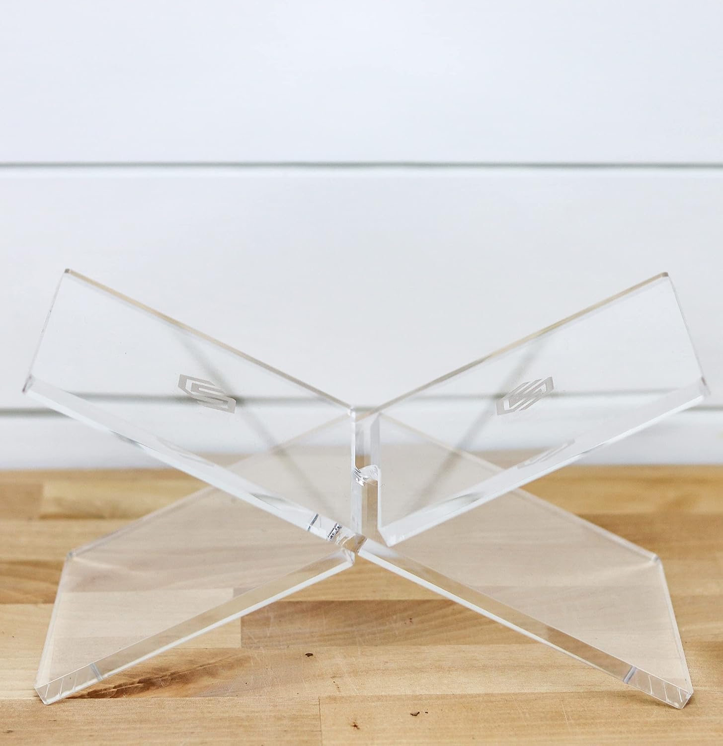 Soporte acrílico para libros, de plástico de 0.315 in de grosor con capacidad de peso de 10 libras, soporte de lectura para libros abiertos y