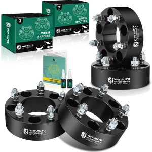 YHTAUTO Espaciadores de rueda de 5 x 5 de 2 pulgadas para modelos Jeep Grand Cherokee, Wrangler, Chevy, GMC, Ford, Buick, Cadillac, Lincoln y YHTAUTO Espaciadores de rueda de 5 x 5 de 2 pulgadas para modelos Jeep Grand Cherokee, Wrangler, Chevy, GMC, Ford, Buick, Cadillac, Lincoln y