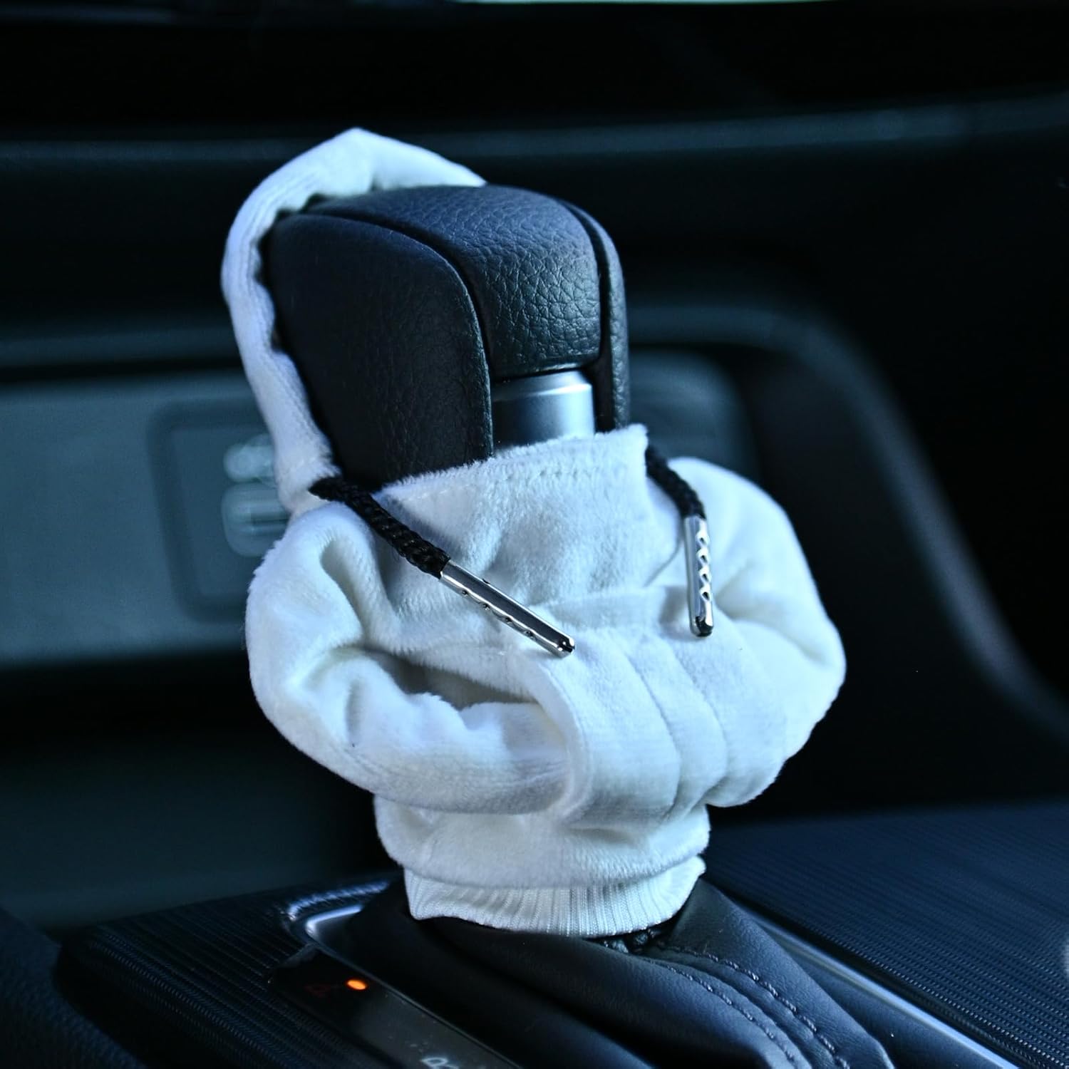 Sudadera con capucha para palanca de cambios de automóvil, accesorios interiores de automóviles, camisa con capucha de moda, divertida perilla de
