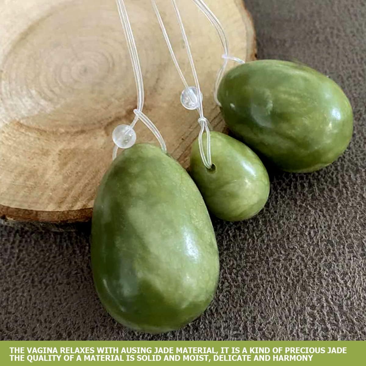 FERCAISH Juego de piedras de masaje de huevos, 3 piezas de piedra natural de masaje, bolas de liberación de ejercicio para el estrés para mujeres