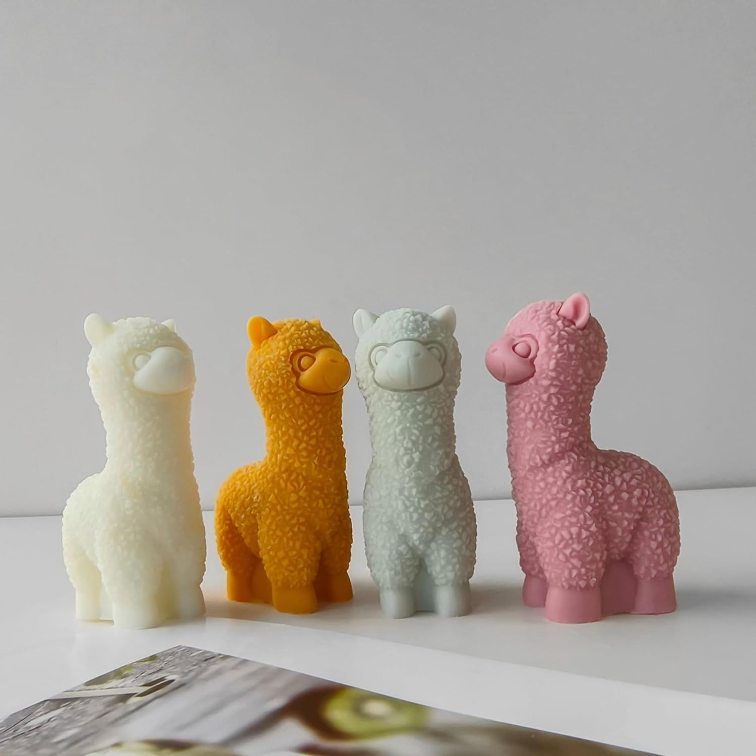 Molde de alpaca Molde de vela de alpaca, molde de vela de oveja, molde de resina de alpaca, molde de arcilla, molde de fundición de resina de