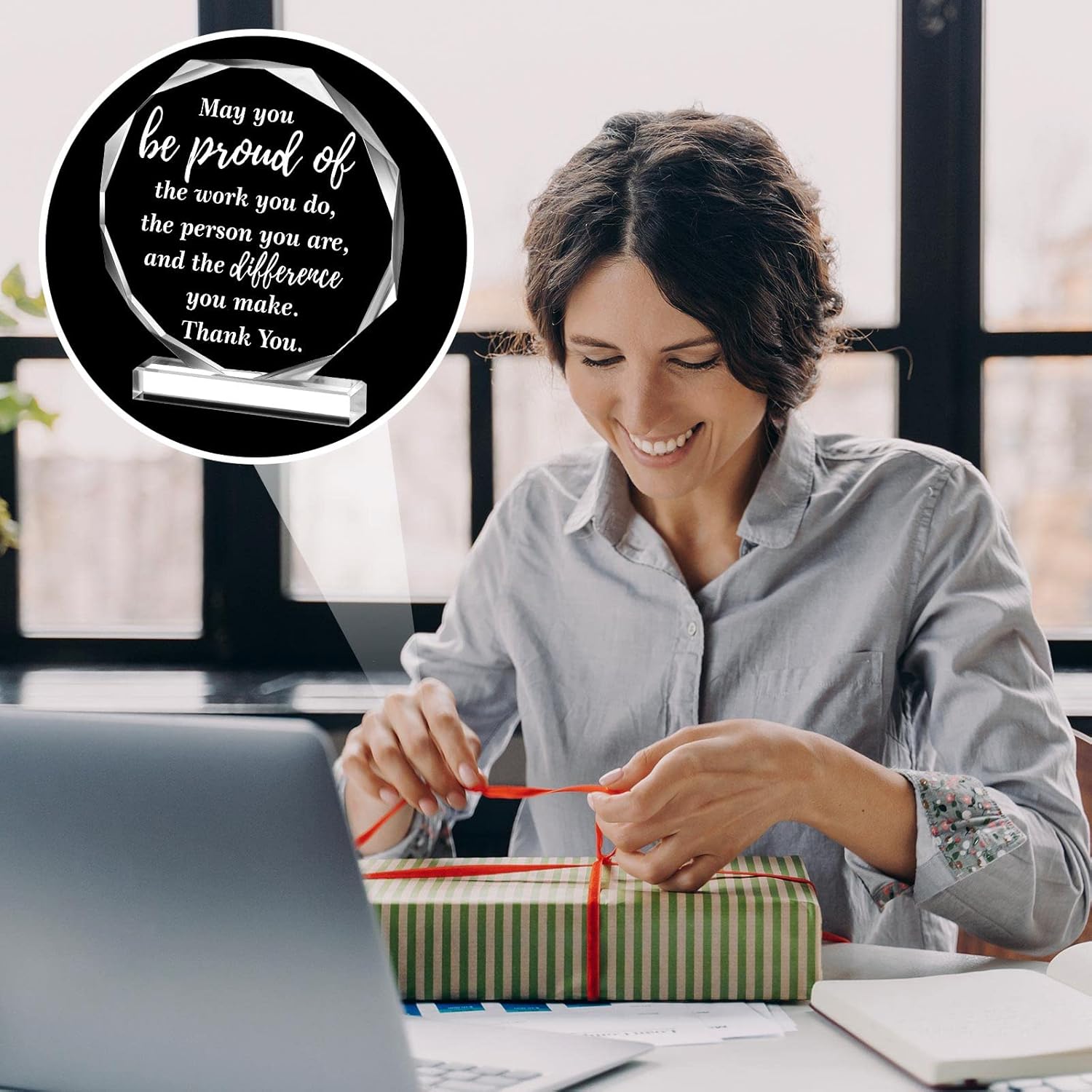 Yinder Regalo de agradecimiento para mujeres, regalo inspirador para compañeros de trabajo, regalo de la semana de la CNA para colegas que dejan el