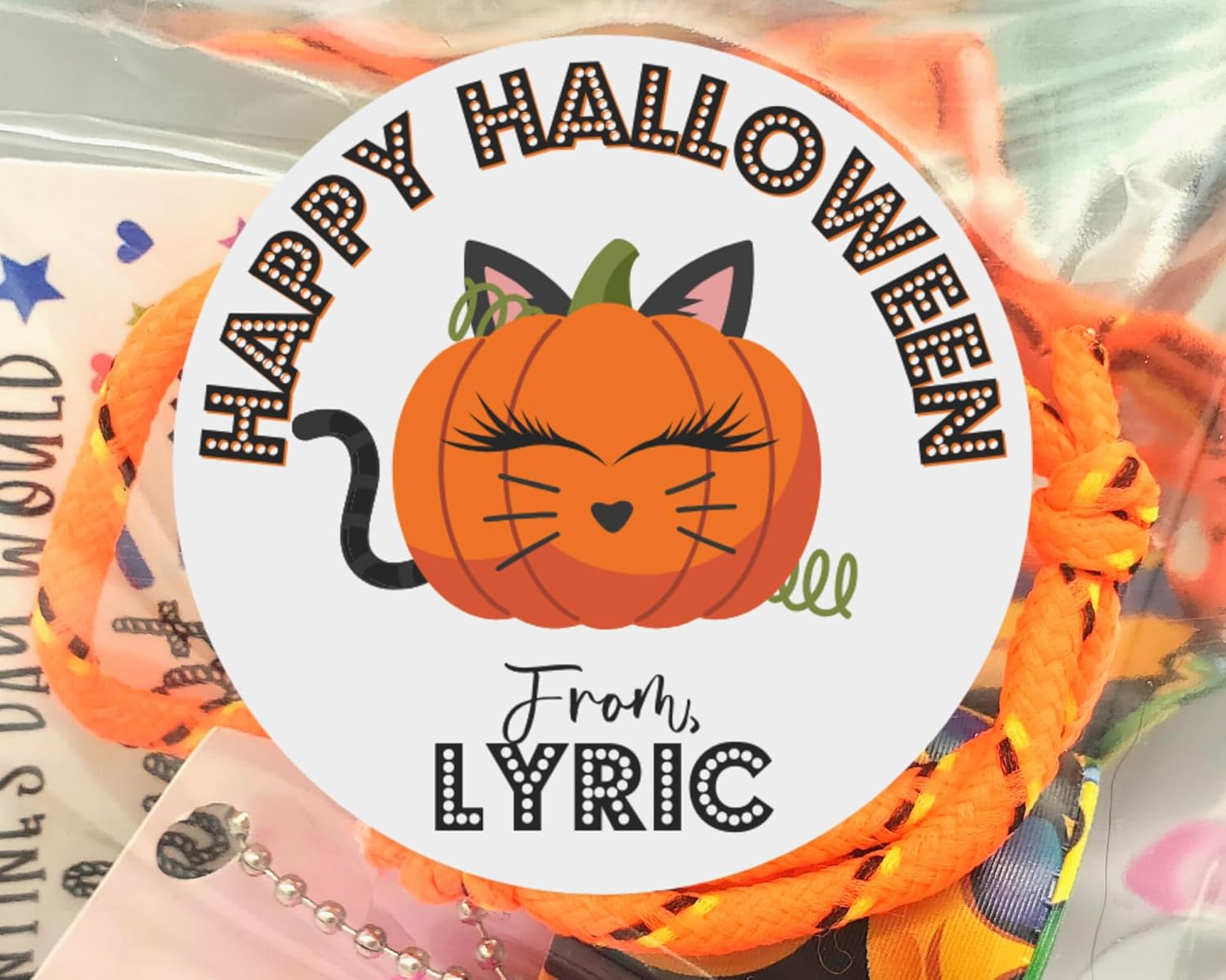 40 calcomanías personalizadas de Halloween para niños, etiquetas personalizadas para niñas, escuela, fiesta, fiesta, hojas de etiquetas de regalo