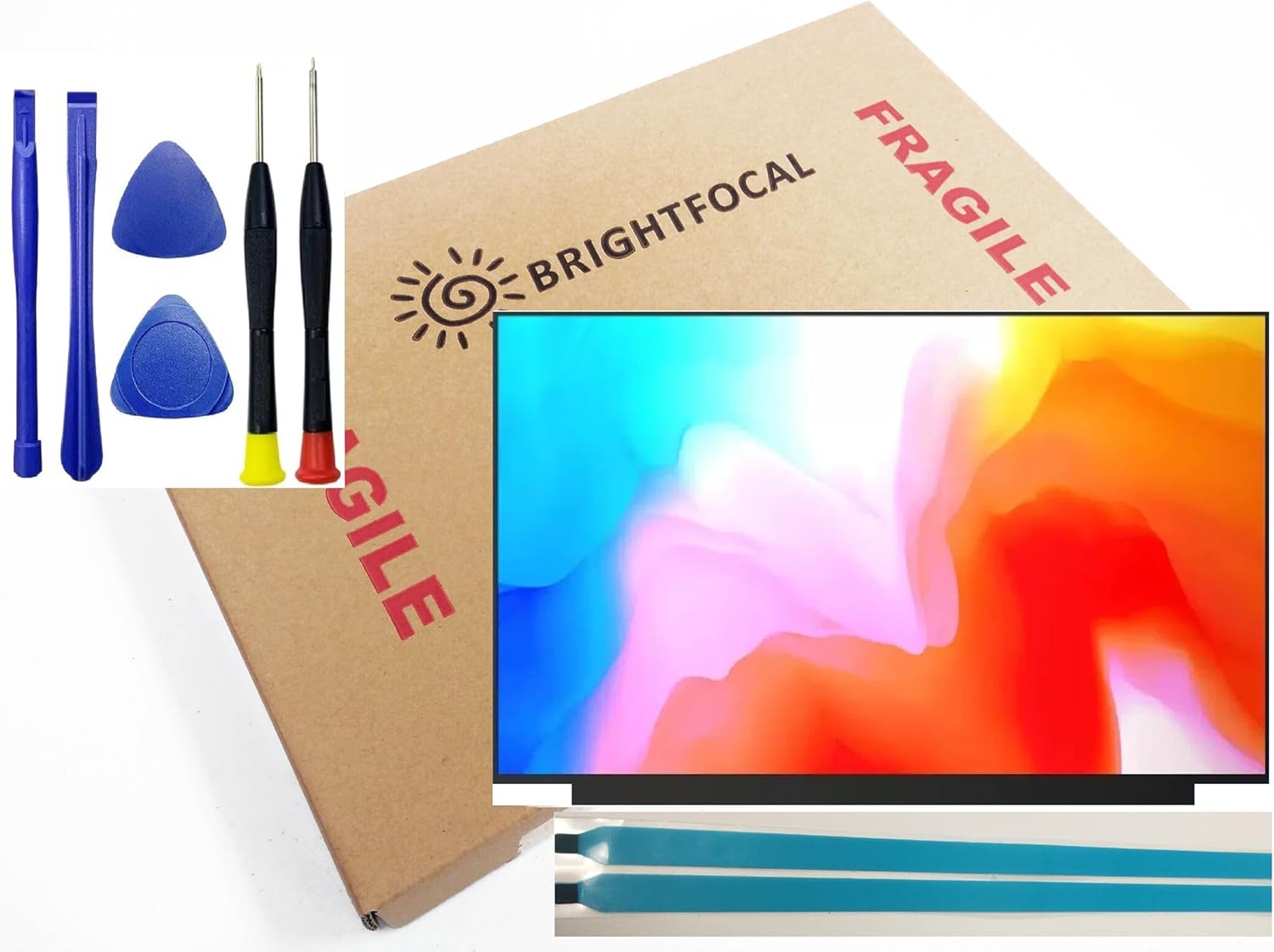 BRIGHTFOCAL Nueva pantalla LCD reemplazo para Dell Inspiron 15 3520 15.6 FHD Full-HD 120hz IPS mate alta gama delgada LED LCD pantalla con