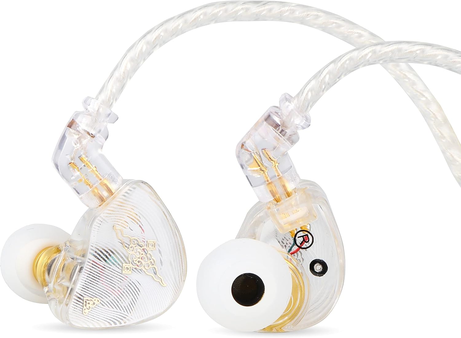 Linsoul TANGZU Wan’er S.G HiFi – Auriculares intrauditivos de diafragma de PET de 0.394 in con forma ergonómica, cable trenzado OFC desmontable de 2