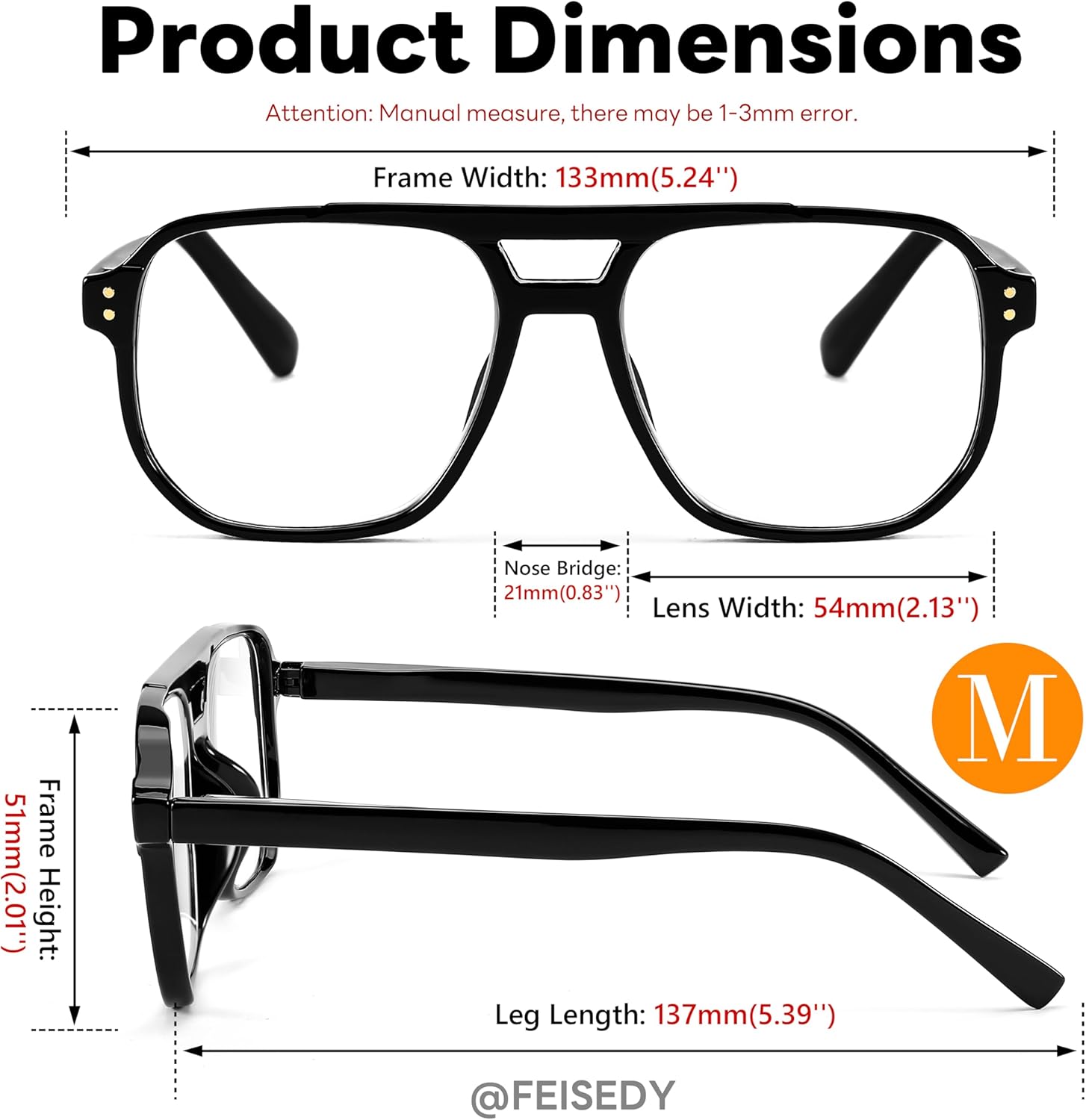 FEISEDY Retro Aviador Lectura Gafas Mujeres Hombres Azul Bloqueo Luz Lector Plástico Ligero Marco B0071
