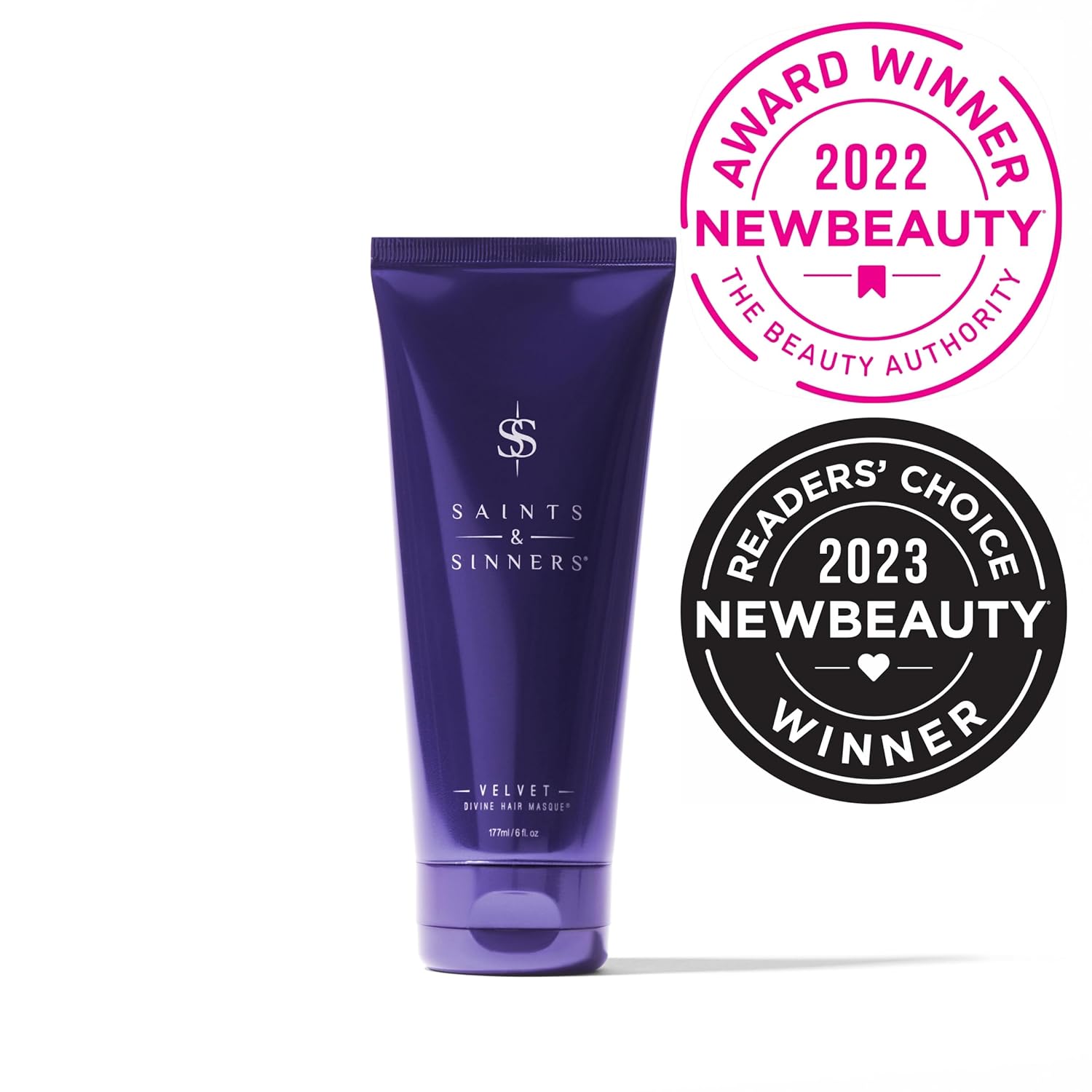 Saints & Sinners Mascarilla divina de terciopelo galardonada para reparar el cabello seco, dañado y encrespado
