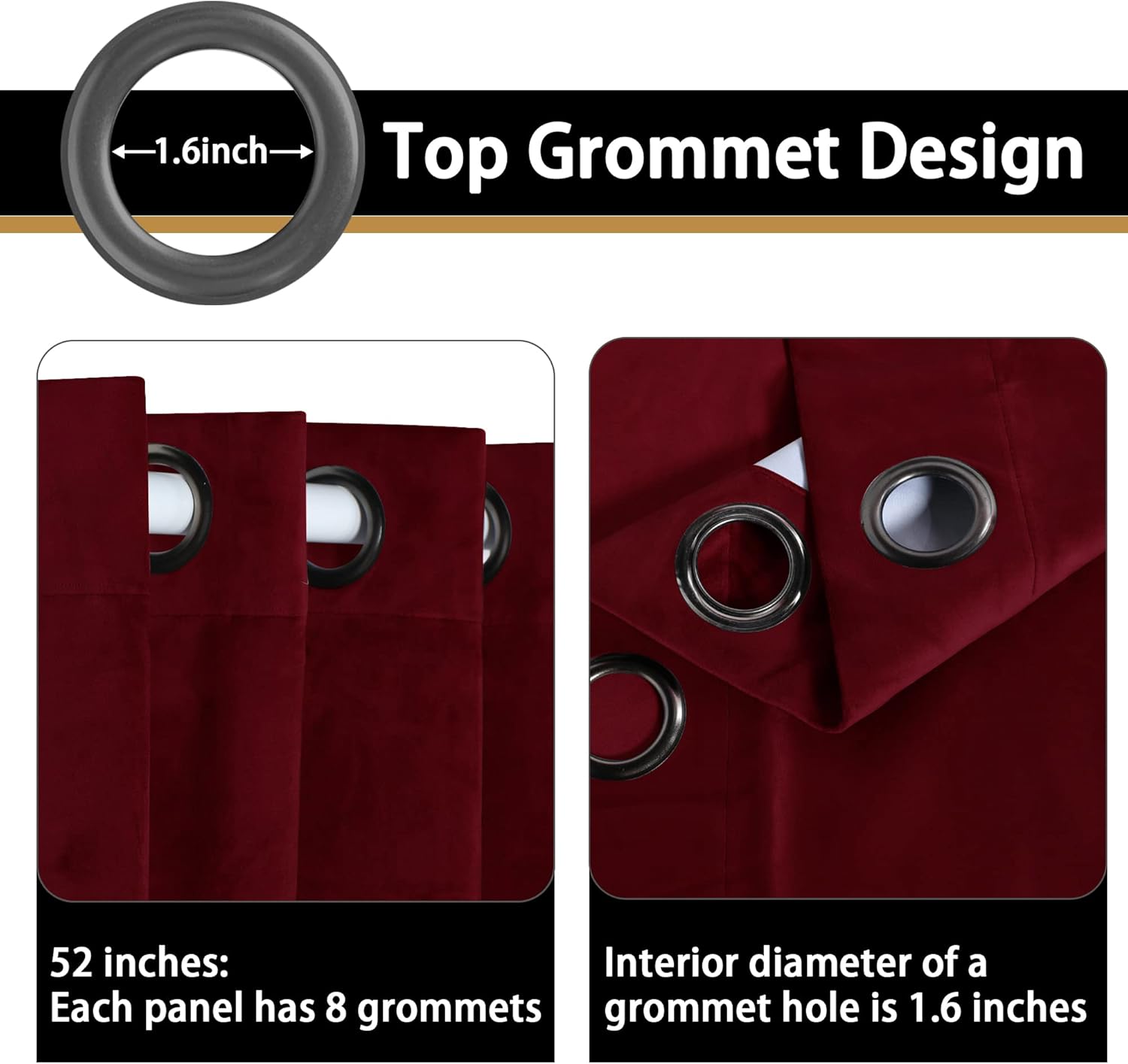 BONZER – Cortinas 100% opacas para dormitorio, terciopelo grueso de alta calidad, 84 pulgadas de largo con aislamiento térmico, ahorro de energía,