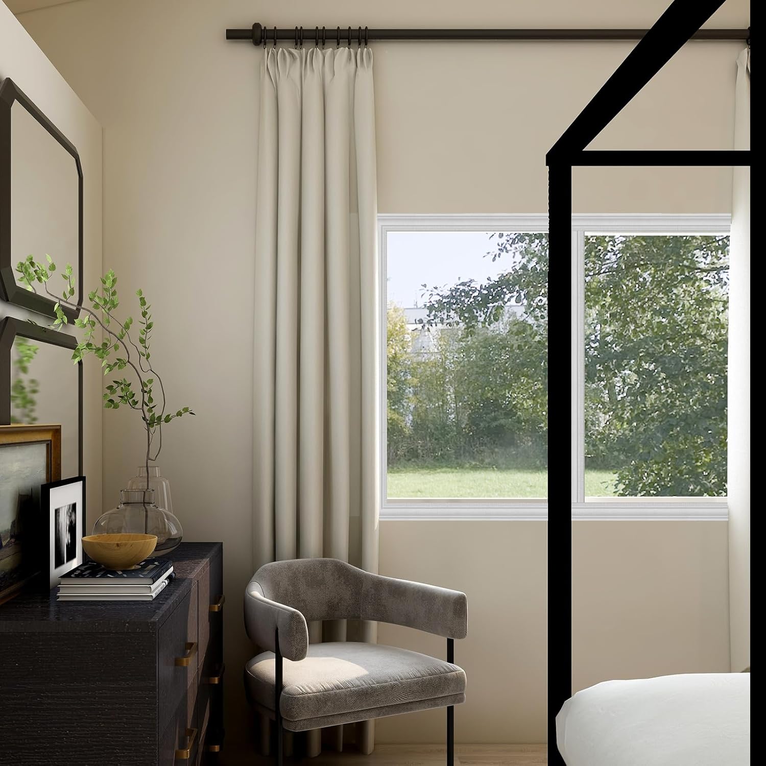 WAPANE Moldura de espuma autoadhesiva de 90 x 3.1 pulgadas, borde de papel tapiz de corona flexible, líneas de bordes de pared 3D, base de pared de
