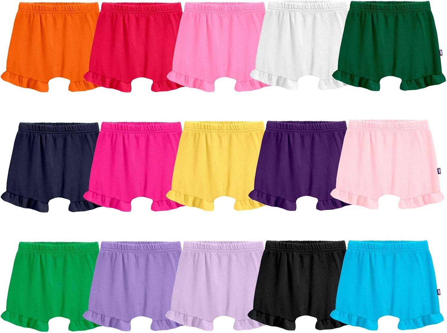 Hecho en Estados Unidos Baby Bloomer – Pañal con volantes en 100% algodón suave fabricado en Estados Unidos