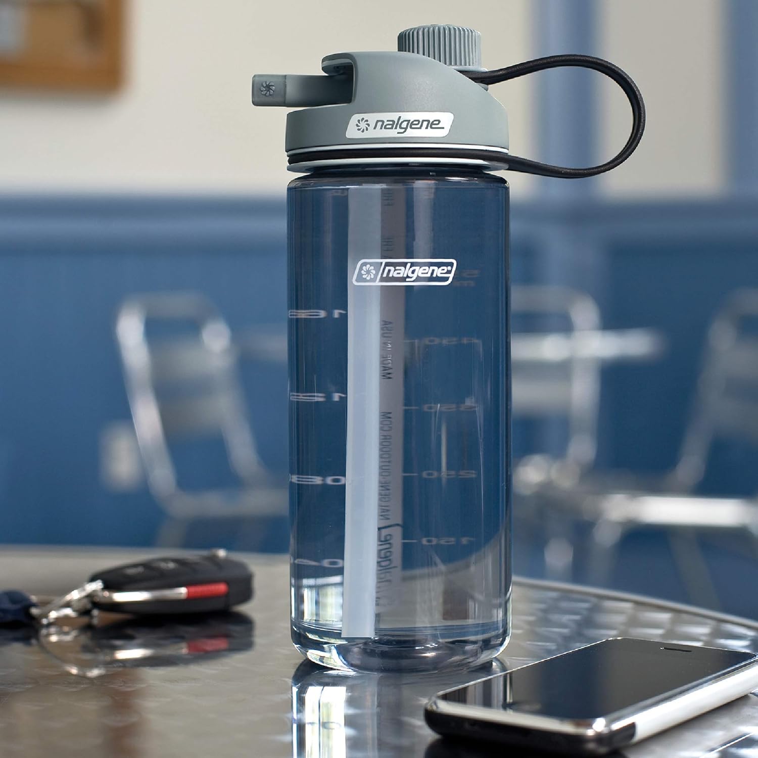 Nalgene Tritan MultiDrink botella de agua sin BPA, 20 onzas