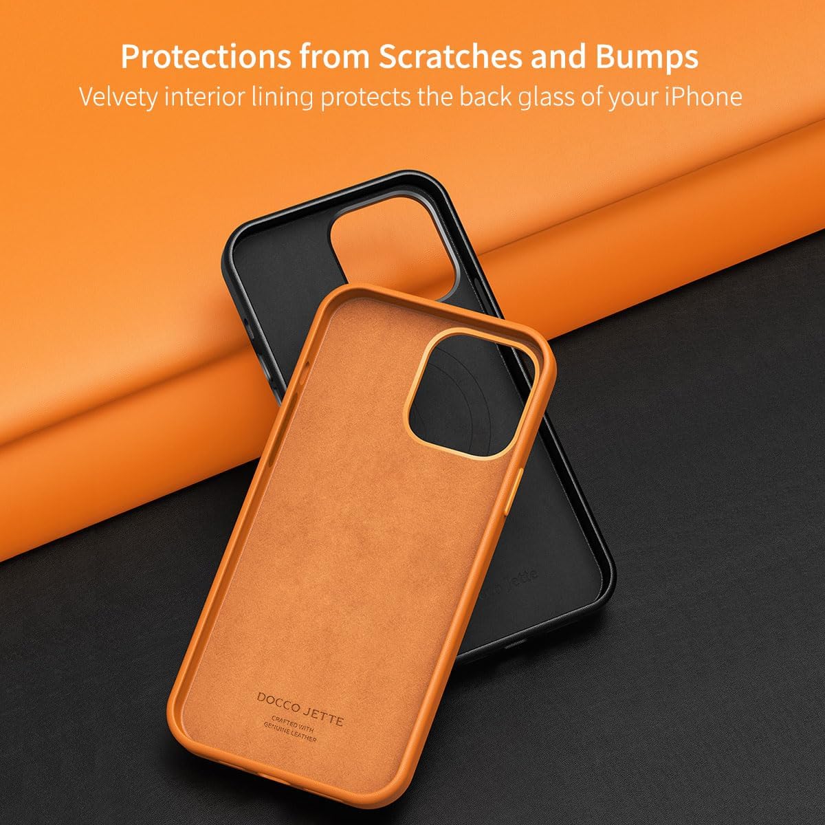 Funda de piel italiana auténtica para iPhone 1212 Pro, compatible con MagSafe, color medianoche