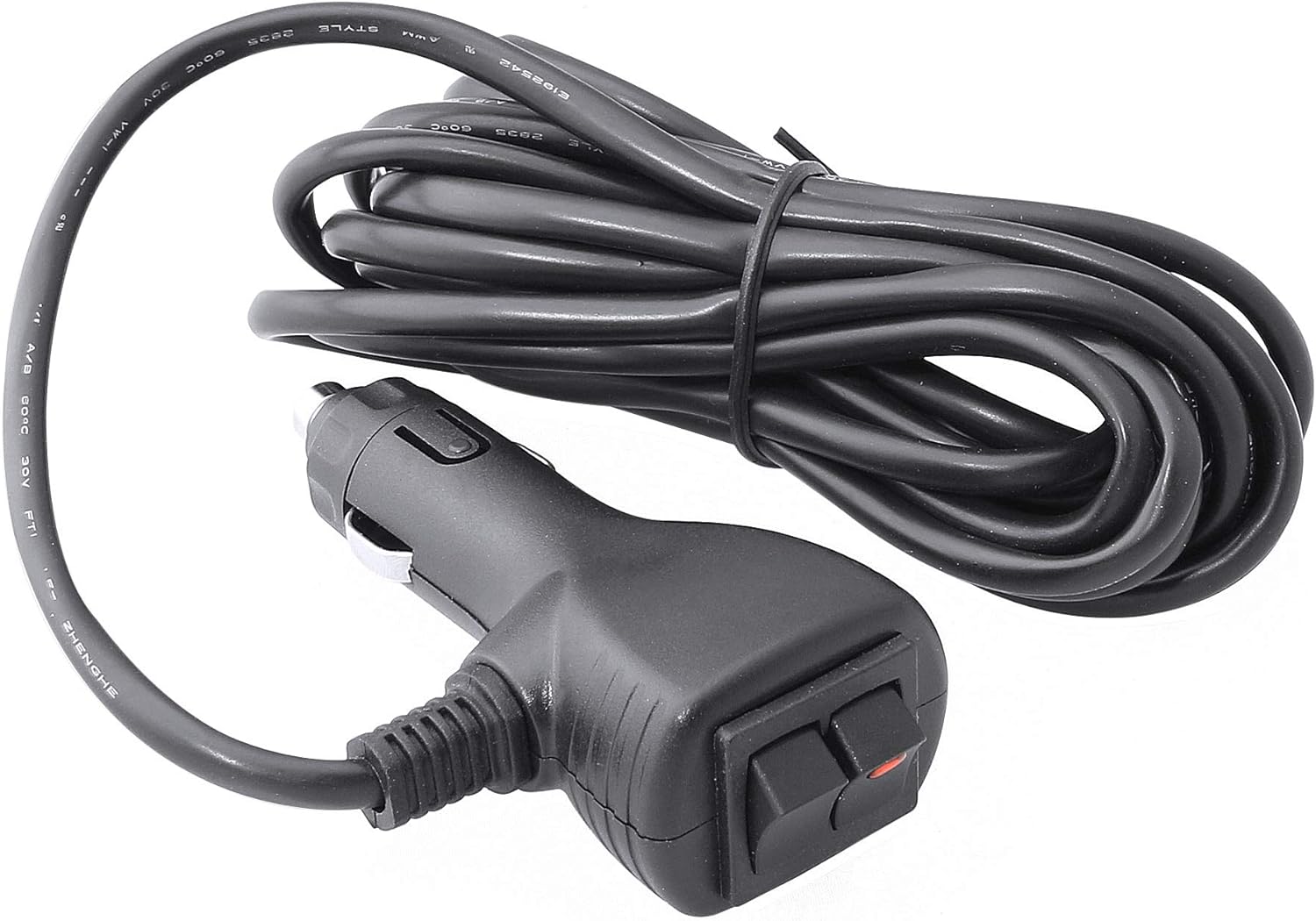OLS, adaptador de encendedor de cigarrillos instantáneo, 12 VCC, 10 A, resistente, incluye cable de 10 pies