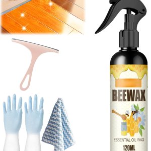 KCRPM Spray de cera de abeja natural micromolecularizada, aerosol de cera de abeja molecularizada, cera de abejas, esmalte y limpiador de muebles de KCRPM Spray de cera de abeja natural micromolecularizada, aerosol de cera de abeja molecularizada, cera de abejas, esmalte y limpiador de muebles de