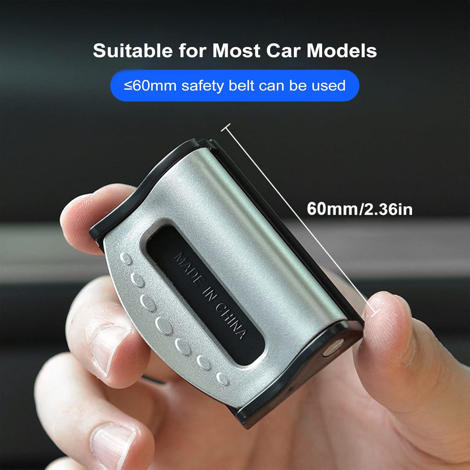 2 clips para cinturón de seguridad de automóvil, ajustadores de cinturón de seguridad de automóvil, ajuste universal de cinturón de seguridad, clips