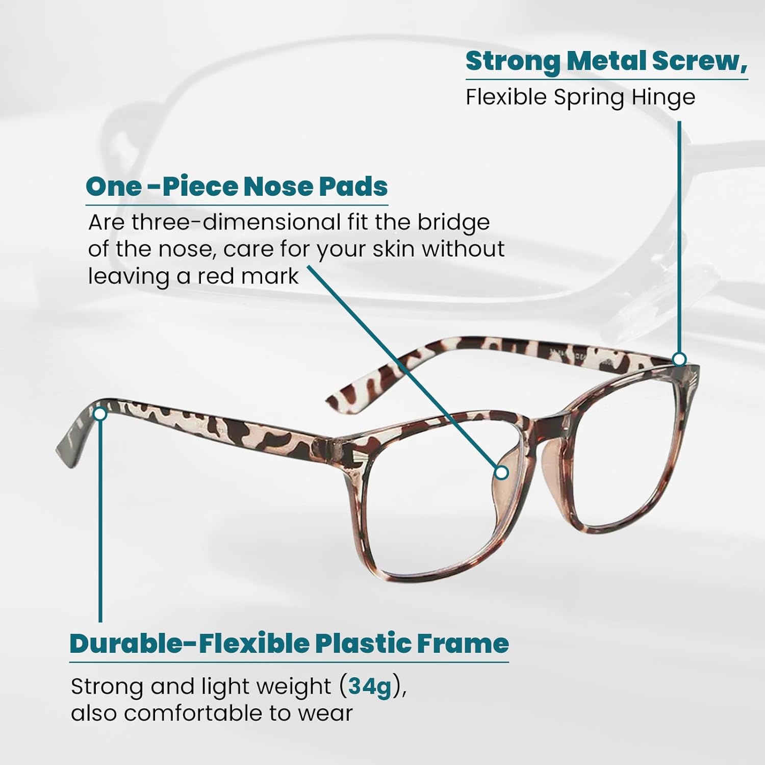DEVOGUE Gafas de luz azul  Bloqueo de rayos UV antifatiga ocular para mujeres y hombres  Gafas de computadora