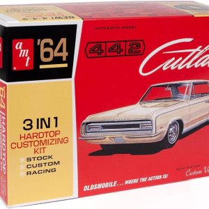 AMT 1964 Olds Cutlass 442 Hardtop 125 Kit de modelo, color de fábrica AMT 1964 Olds Cutlass 442 Hardtop 125 Kit de modelo, color de fábrica