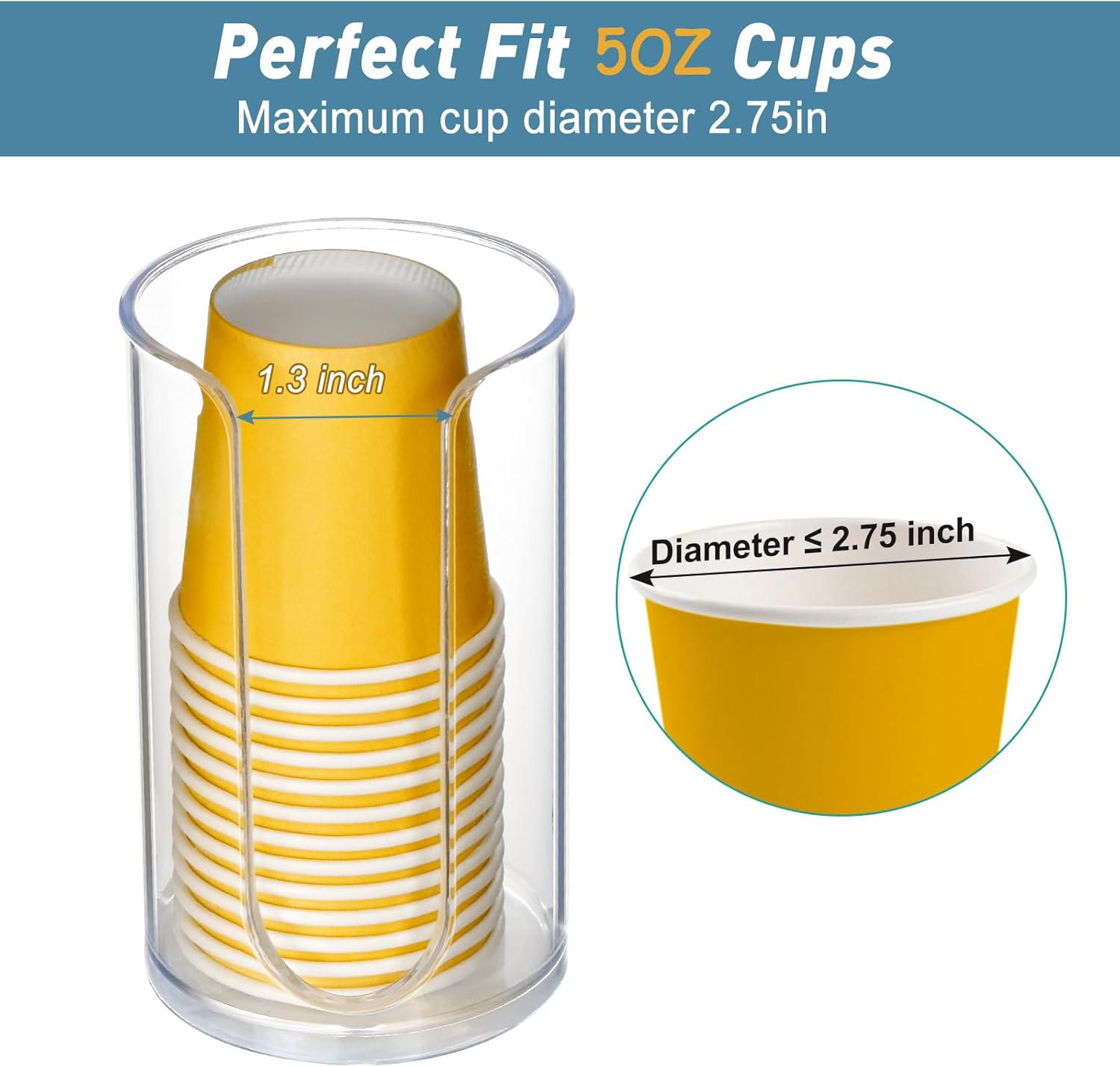 KIMCHOMERSE Dispensador de tazas de baño, dispensador de tazas de enjuague bucal, soportes pequeños de papel para almacenamiento de tazas de