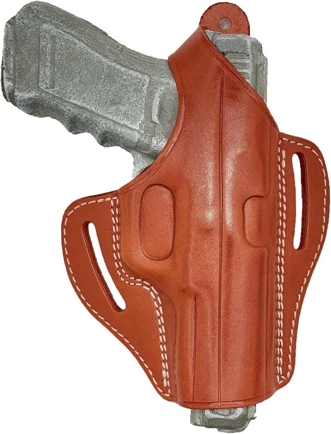 OWB – Funda para pistola de cuero, para Glock 17, 19, 31, 32, 38, 44, Canik TP9, M, P, 2.0, Sig, P220, 225, 365XL, 322, Springfield, XD, Walther,
